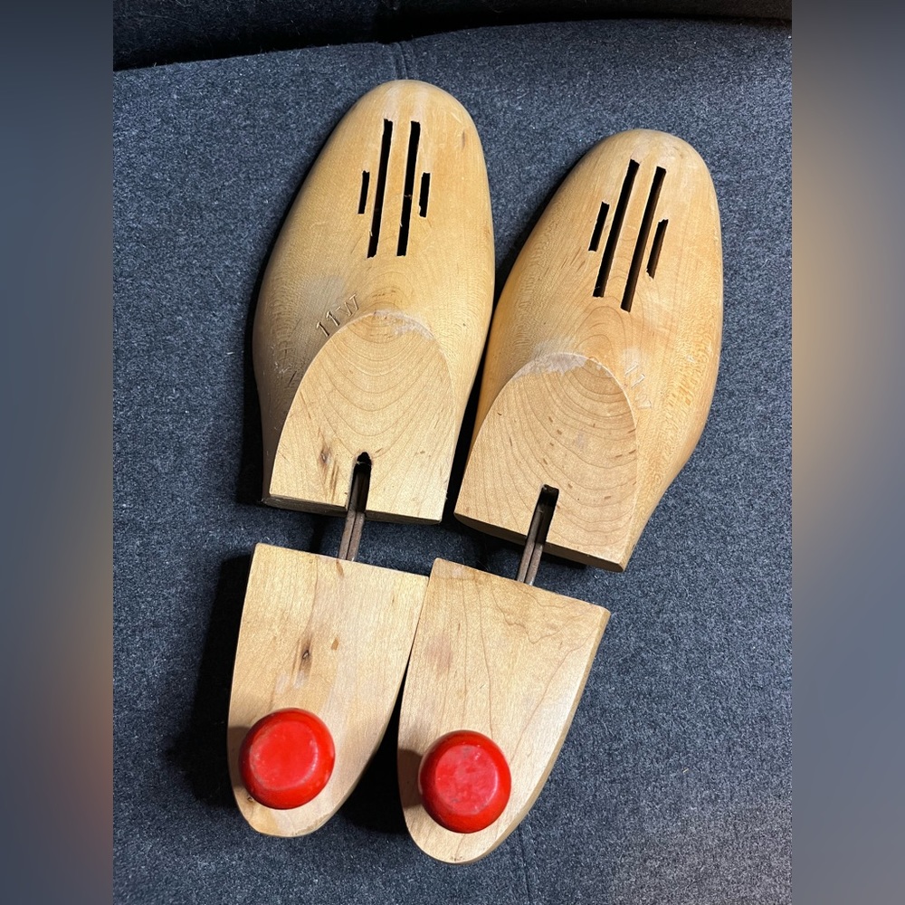 Vintage wooden shoe form 11W
